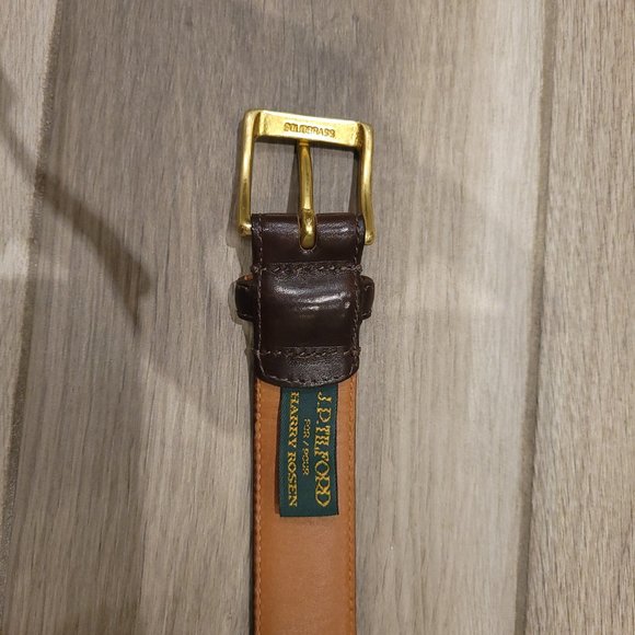 Genuine Leather Belt J.P. Tilford - Picture 4 of 4